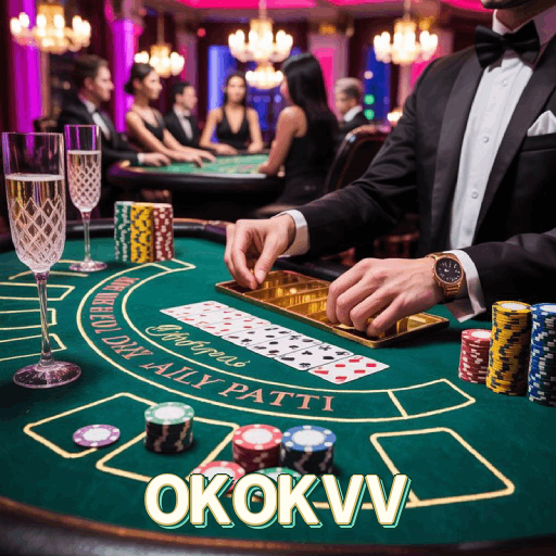 App OKOKVV para iOS e Android — interface mobile, login biométrico e PIX integrado